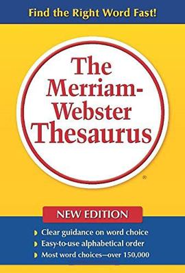 The Merriam-Webster Thesaurus for Large Print U... [Large Print] 081616617X Book Cover