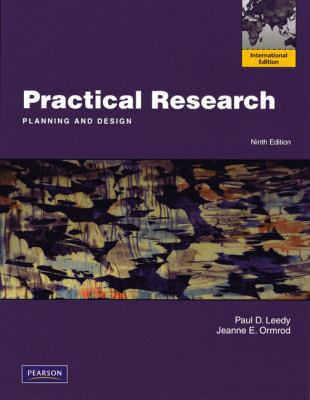 Practical Research: Planning and Design 0131365665 Book Cover
