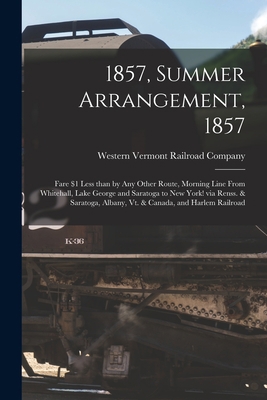 1857, Summer Arrangement, 1857 [microform]: Far... 1013637224 Book Cover