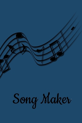 Paperback Song Maker: Lined Sheet Music Notebook & Wide Staff Blank Manuscript Paper | 6 Staves Per Page Notebook / Journal Gift, 100 Pages, 6x9, Note Cover, Matte Finish Book