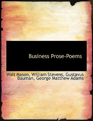 Business Prose-Poems 1140544454 Book Cover