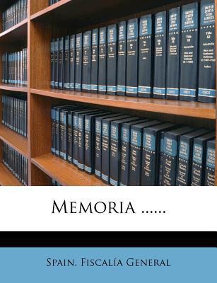 Memoria ...... [Spanish] 1274805988 Book Cover