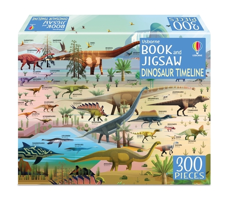 Usborne Book and Jigsaw Dinosaur Timeline 1805079239 Book Cover