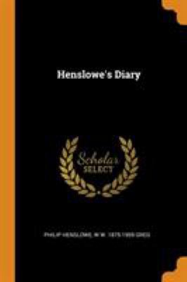 Henslowe's Diary 034458688X Book Cover