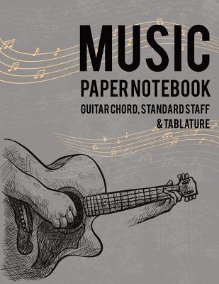 Music paper notebook - Guitar chord, Standard s... 1092684042 Book Cover