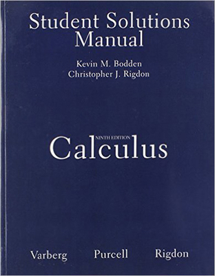 Student Solutions Manual for Calculus 0131469665 Book Cover