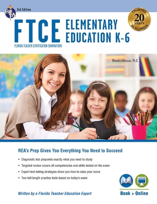 FTCE Elementary Education K-6 Book + Online 0738612081 Book Cover