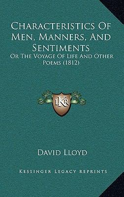 Characteristics Of Men, Manners, And Sentiments... 1165397544 Book Cover