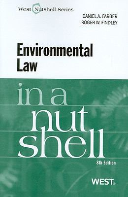Environmental Law in a Nutshell 0314233563 Book Cover