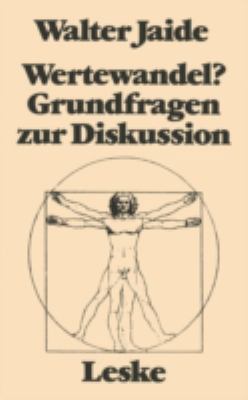 Wertewandel?: Grundfragen Zu Einer Diskussion [German] 3810004219 Book Cover
