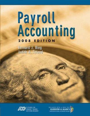 Payroll Accounting 2008 (with ADP’s PC Payroll ... 0324645546 Book Cover