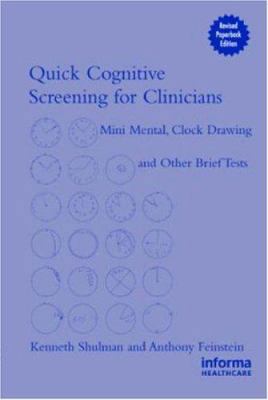 Quick Cognitive Screening for Clinicians: Clock... 0415409470 Book Cover