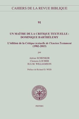 Un Maitre de la Critique Textuelle: Dominique B... [French] 9042936428 Book Cover