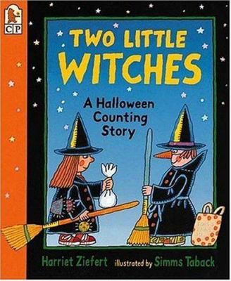 Two Little Witches: A Halloween Counting Story 1564026213 Book Cover