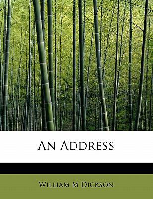 An Address 1241622043 Book Cover