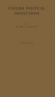 English Political Institutions: An Introductory... 0837176212 Book Cover