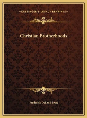 Christian Brotherhoods 1169785204 Book Cover