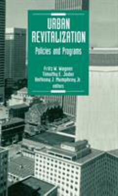 Urban Revitalization: Policies and Programs 0803958692 Book Cover