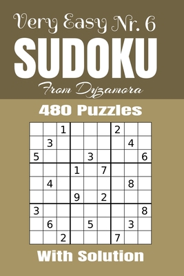 Very Easy Sudoku Nr.6: 480 puzzles with solution 1695737776 Book Cover