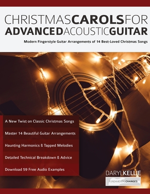 Christmas Carols For Advanced Acoustic Guitar 1789331544 Book Cover