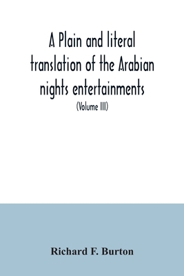 A plain and literal translation of the Arabian ... 9354035795 Book Cover