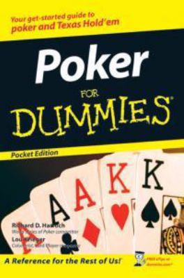 Poker For Dummies Pocket Edition (Pocket Editions) 0470055650 Book Cover