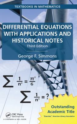 Differential Equations with Applications and Hi... B01MZ687V1 Book Cover