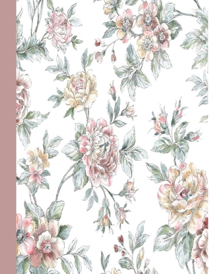 Botanical Blooms Graph Paper Notebook B0FPPR152V Book Cover