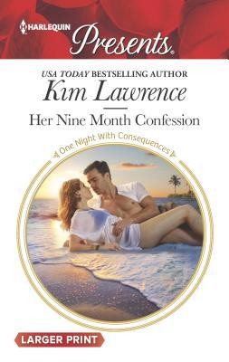 Her Nine Month Confession [Large Print] 0373138474 Book Cover