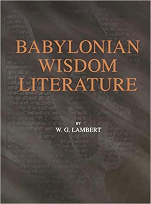 Babylonian Wisdom Literature 0931464943 Book Cover