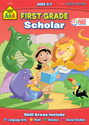 School Zone First Grade Scholar 0887434924 Book Cover