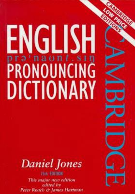 English Pronouncing Dictionary 0521599350 Book Cover