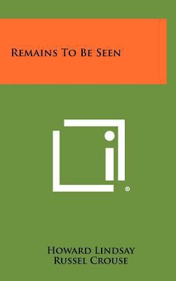 Remains to Be Seen 1258392763 Book Cover