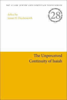 The Unperceived Continuity of Isaiah 0567684245 Book Cover