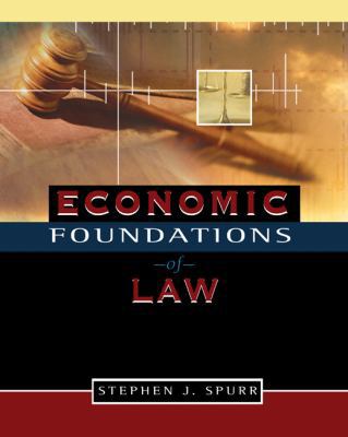 Economic Foundations of Law (with Economic Appl... B002BJ0UY4 Book Cover