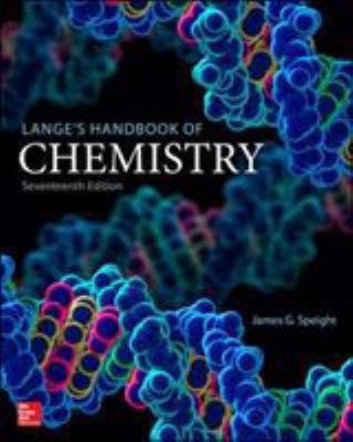 Lange's Handbook of Chemistry, Seventeenth Edition 125958609X Book Cover