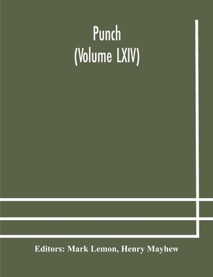 Punch (Volume Lxiv) 9354178537 Book Cover