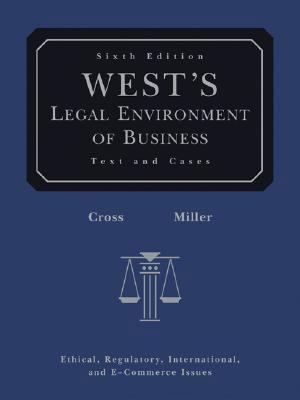 West S Legal Environment of Business (with Onli... 0324303912 Book Cover