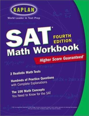 Kaplan SAT Math Workbook: 4th Edition 0743230558 Book Cover