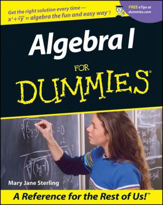 Algebra 1 for Dummies 0764553259 Book Cover