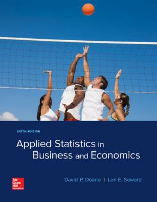 Applied Statistics Business Economics 1260092526 Book Cover