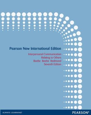 Interpersonal Communication: Pearson New Intern... 1292040319 Book Cover
