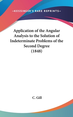 Application of the Angular Analysis to the Solu... 1162456159 Book Cover