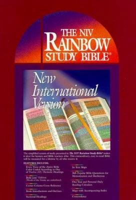 Rainbow Study Bible-NIV 0933657226 Book Cover
