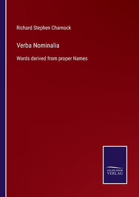 Verba Nominalia: Words derived from proper Names 3752557702 Book Cover
