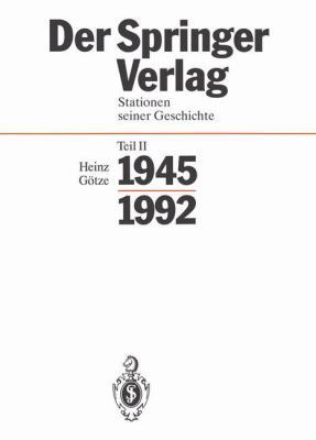 Der Springer-Verlag: Stationen Seiner Geschicht... [German] 3662312522 Book Cover