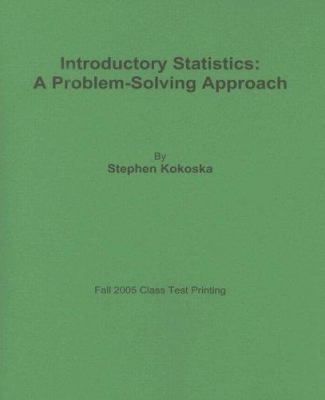 Introductory Statistics: A Problem-Solving Appr... 0716773848 Book Cover