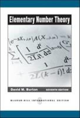 Elementary Number Theory 7th International edit... 0071289194 Book Cover