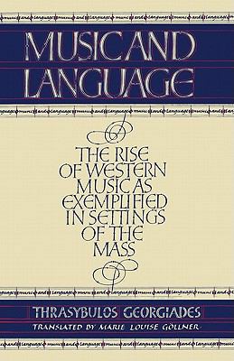 Music and Language: The Rise of Western Music a... 0521299020 Book Cover