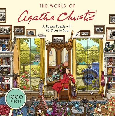 Game The World of Agatha Christie 1000-Piece Jigsaw: 1000-Piece Jigsaw with 90 Clues to Spot Book